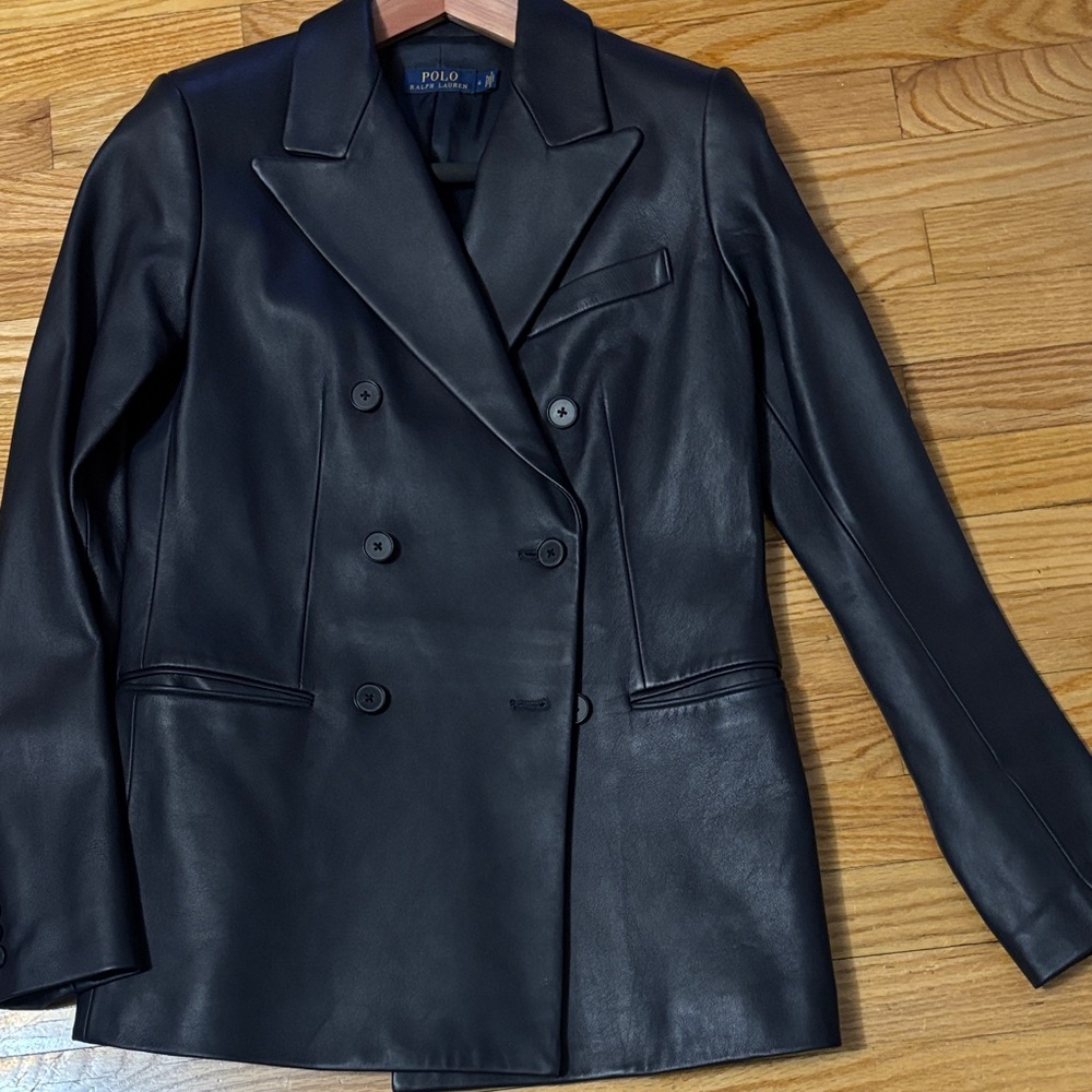 Polo by Ralph Lauren Women's Black Double-Breasted Blazer